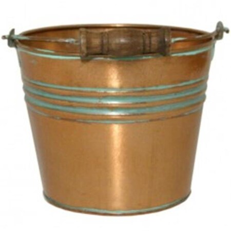 Perfectpatio 6 in. Banded Planter; Vintage Copper PE135059